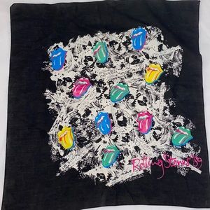 SOLD! Vintage | THE ROLLING STONES 1989 US Tour Bandana